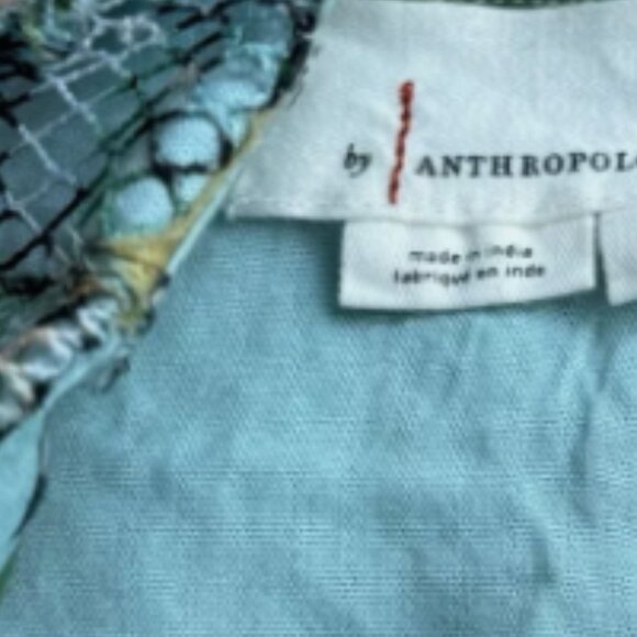 Brand New By Anthropologie Printed Embroidered Lace Mini Skirt - Picture 7 of 10